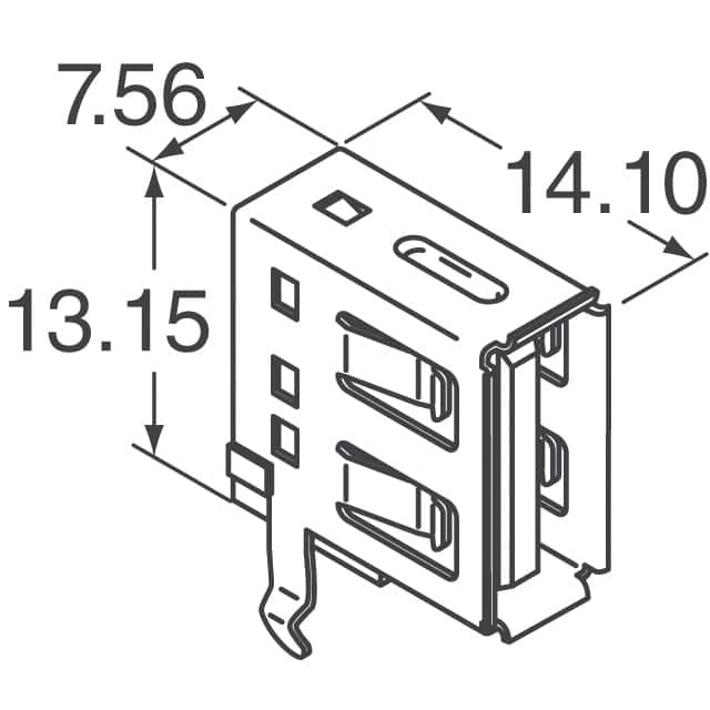 690-004-261-013 EDAC Inc.  USB-DVI-HDMI-Steckverbinderbaugruppen